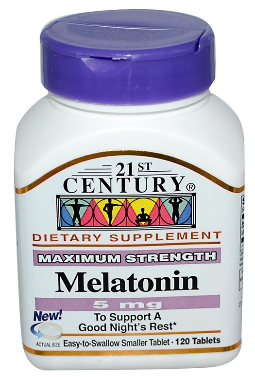 Мелатонин 5мг шах №120/21 St Century/
