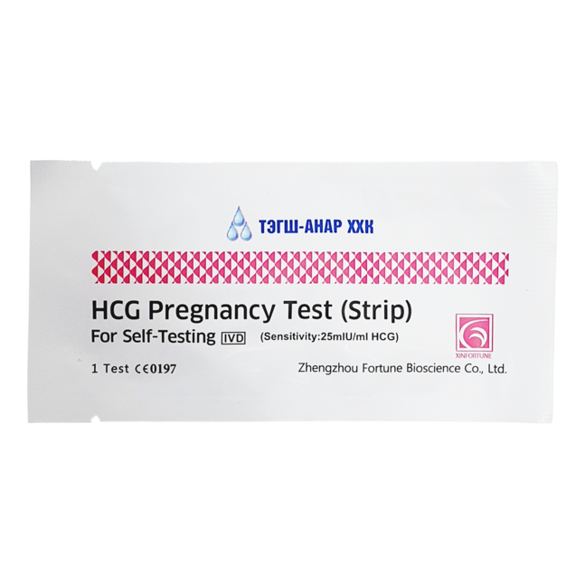 Жирэмсний тест №1 туузан /Тэгш-Анар/