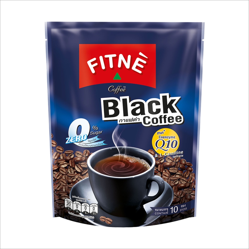 Fitne Coffee Black Q10 LCarnitine №10