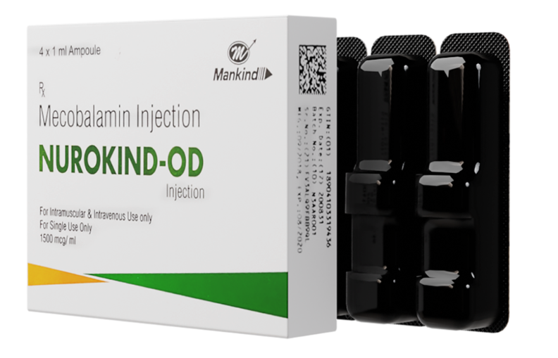 Nurokind-OD (Метилкобаламин 1500мкг/мл) 1ml №4 ампул