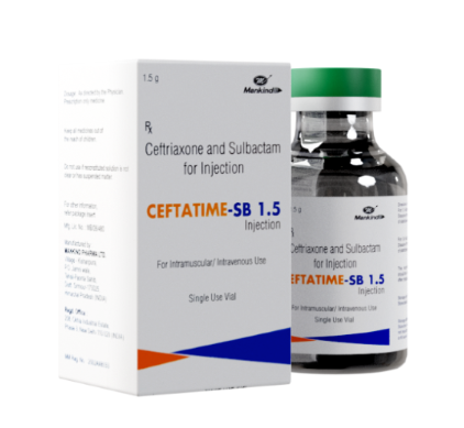 Ceftatime-SB (Цефтриаксон 1000мг + Сульбактам 500мг) тарилгын нунтаг