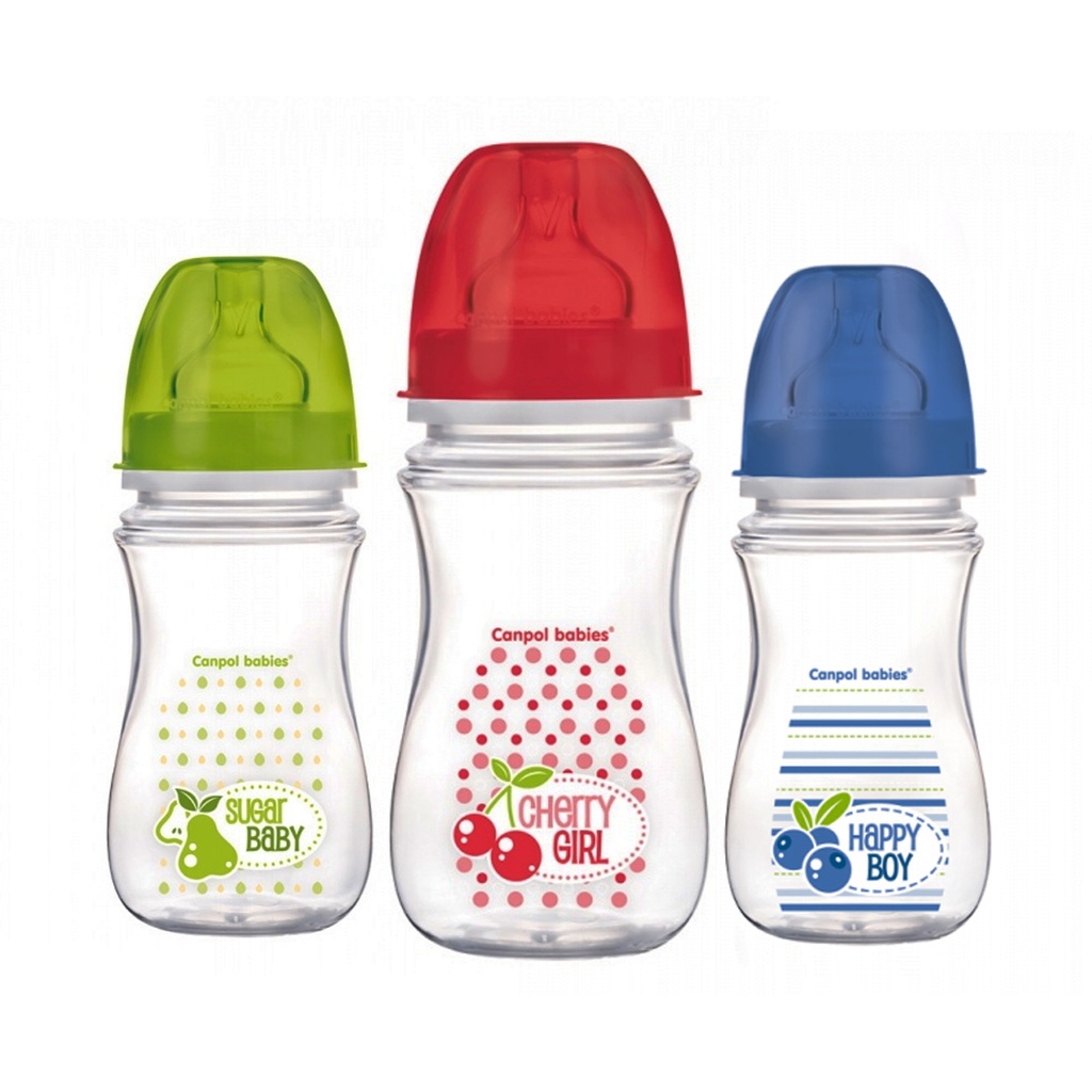 240ml wide neck anticolic bottle EasyStart - Canpol Girj/Boy/Baby 240ml 35/213rus