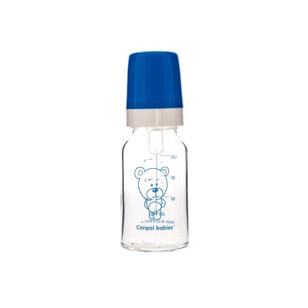 120ml Glass bottle with lates teat 42/302