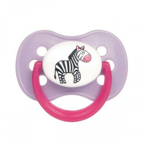 Cherry latex soother 0-6 months 1 pc Animals