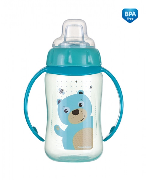 Training cup with silicone spout - Cute Animals - bear