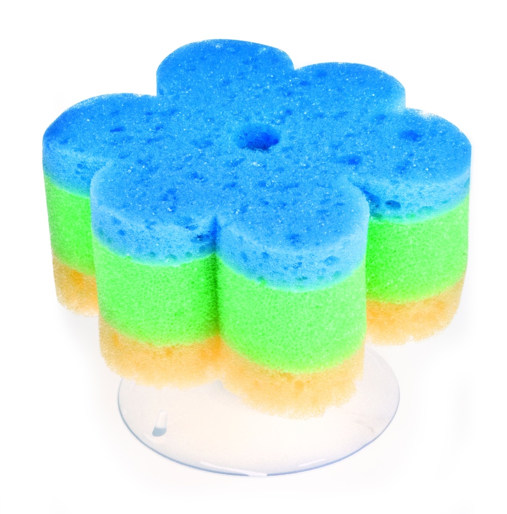 Bath sponge Flower with the suction ring 43/106