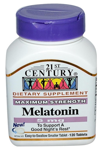 [300139] Мелатонин 5мг шах №120/21 St Century/