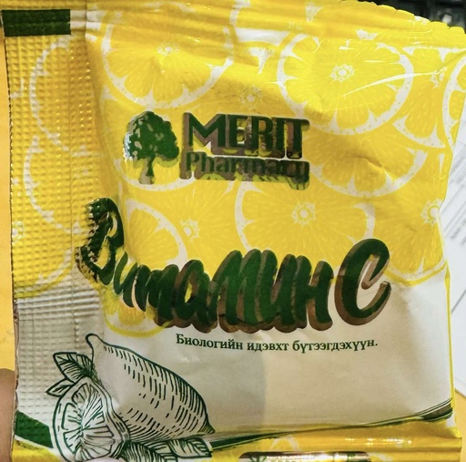 [300190] Үрэл витамин с x50 Мерит - MERIT