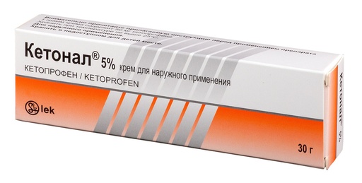 [100820] Кетонал крем 5% 30гр Лек - LEK