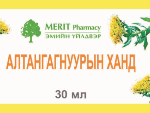 [100867] Алтан гагнуурын ханд 30мл Мерит - MERIT