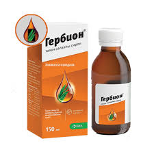 [101002] Гербион(таван салаа) сироп 150мл KRKA - KRKA