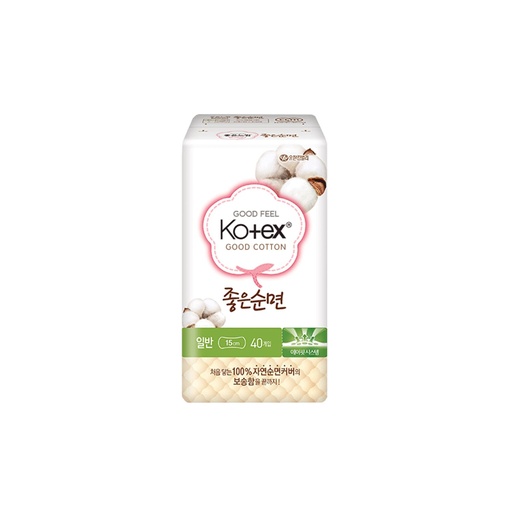 [200008] АЦХ Kotex GoodCotton Regular 15см №40