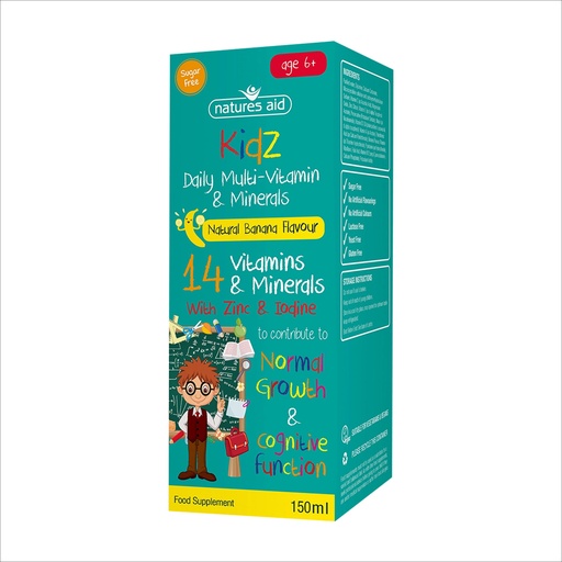 [300288] Kidz Multi-Vitamin & Minerals Liquid 150ml - IM-NATURES AID Ltd