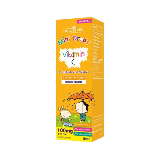 [300295] Mini Drops Vitamin C 50ml - IM-NATURES AID Ltd