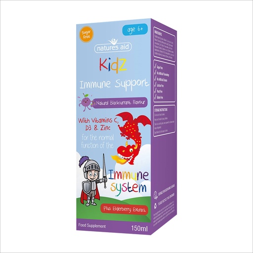 [300296] Kidz Immune Support Liquid 150ml - IM-NATURES AID Ltd