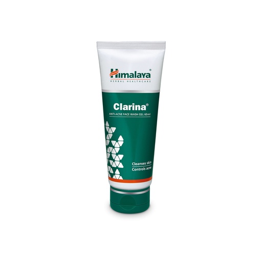[200843] Clarina anti-acne face wash gel 60ml - IM-HIMALAYA