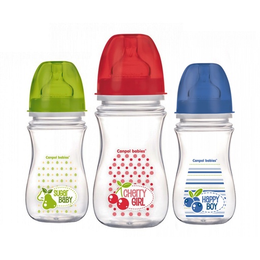 [200973] 240ml wide neck anticolic bottle EasyStart - Canpol Girj/Boy/Baby 240ml 35/213rus - IM-Canpol