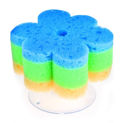 [201169] Bath sponge Flower with the suction ring 43/106 - IM-Canpol