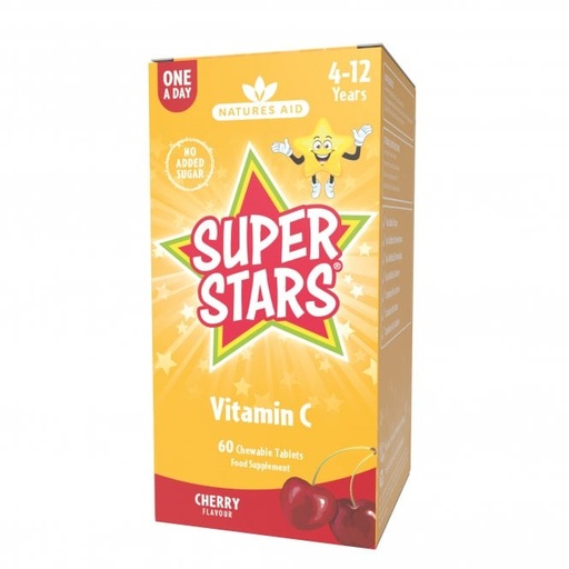 [300359] ХҮҮХДИЙН ВИТАМИН С - Super Stars Vitamin C №60 зажилдаг шахмал