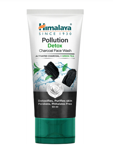 [201706] Pollution Detox Charcoal Face Wash 50ml - HIMALAYA PC