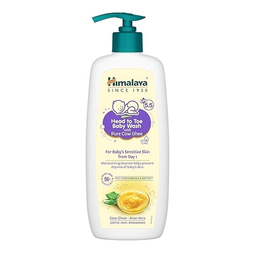 [201749] Head to toe baby wash Ghee 400ml - IM-HIMALAYA