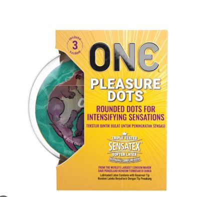 [201831] Бэлгэвч One Pleasure Dots №3 - IM-KAREX INDUSTRIES SDN. BHD